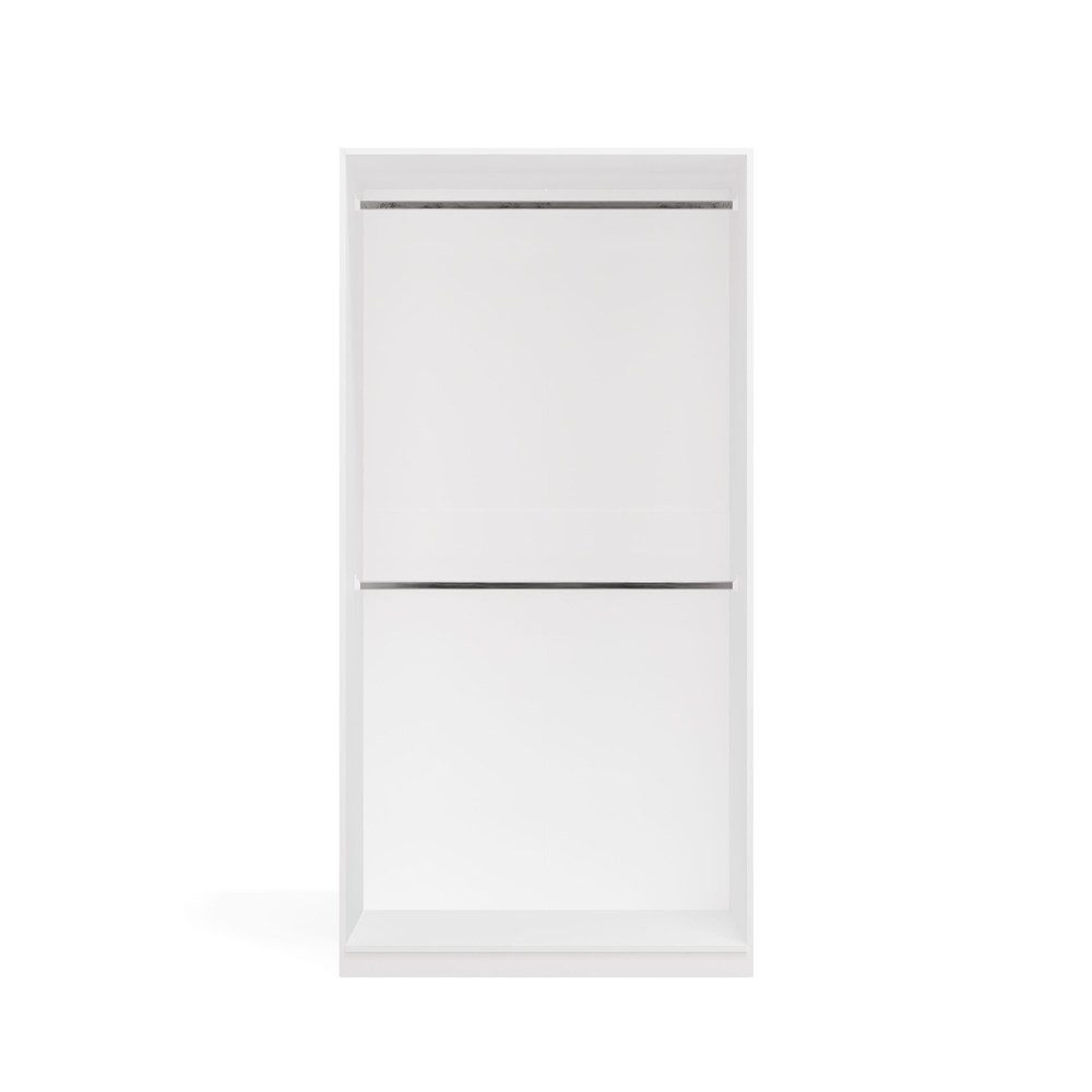ibonto Kleiderschrank Offener Kleiderschrank mit Kleiderstange und 6 Ablagen, modular – Bild 3 von 5
