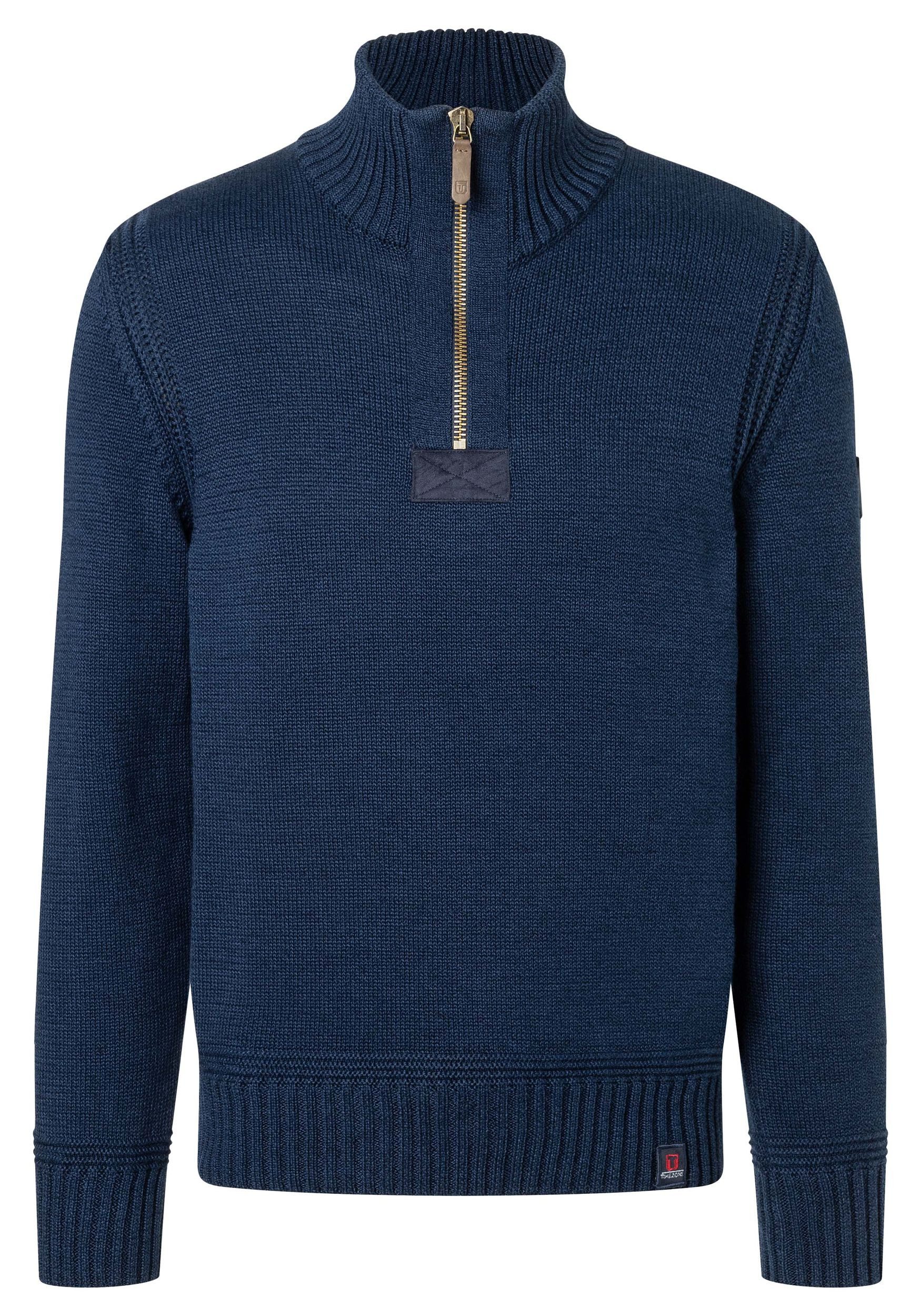 TIMEZONE Strickpullover Stilvoller Pullover mit Reißverschluss-Design günstig online kaufen