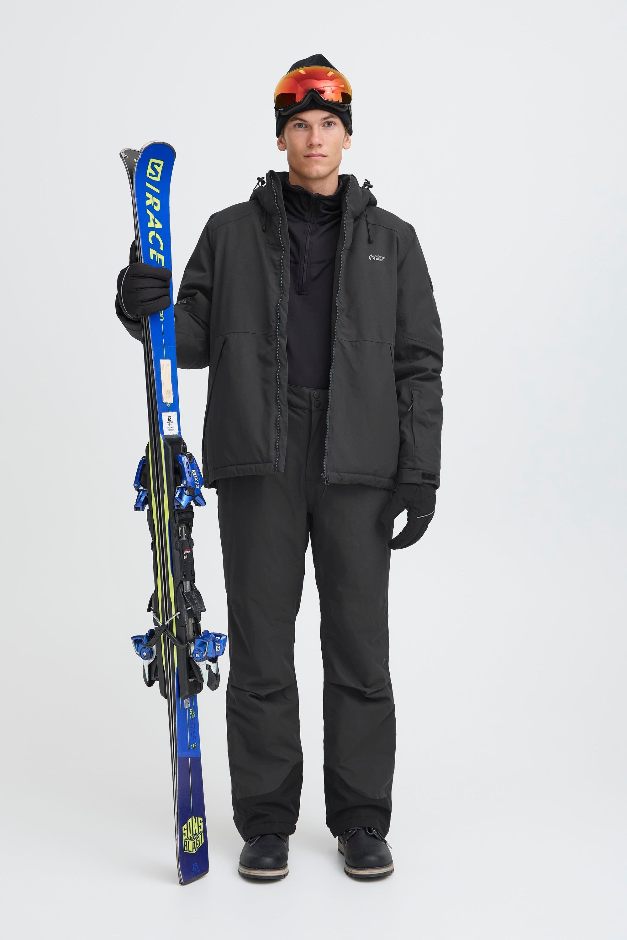 North Bend Skihose NBHilfried M W-PRO 10.000 mit wasserdichter Beschichtung Skihose mit Träger