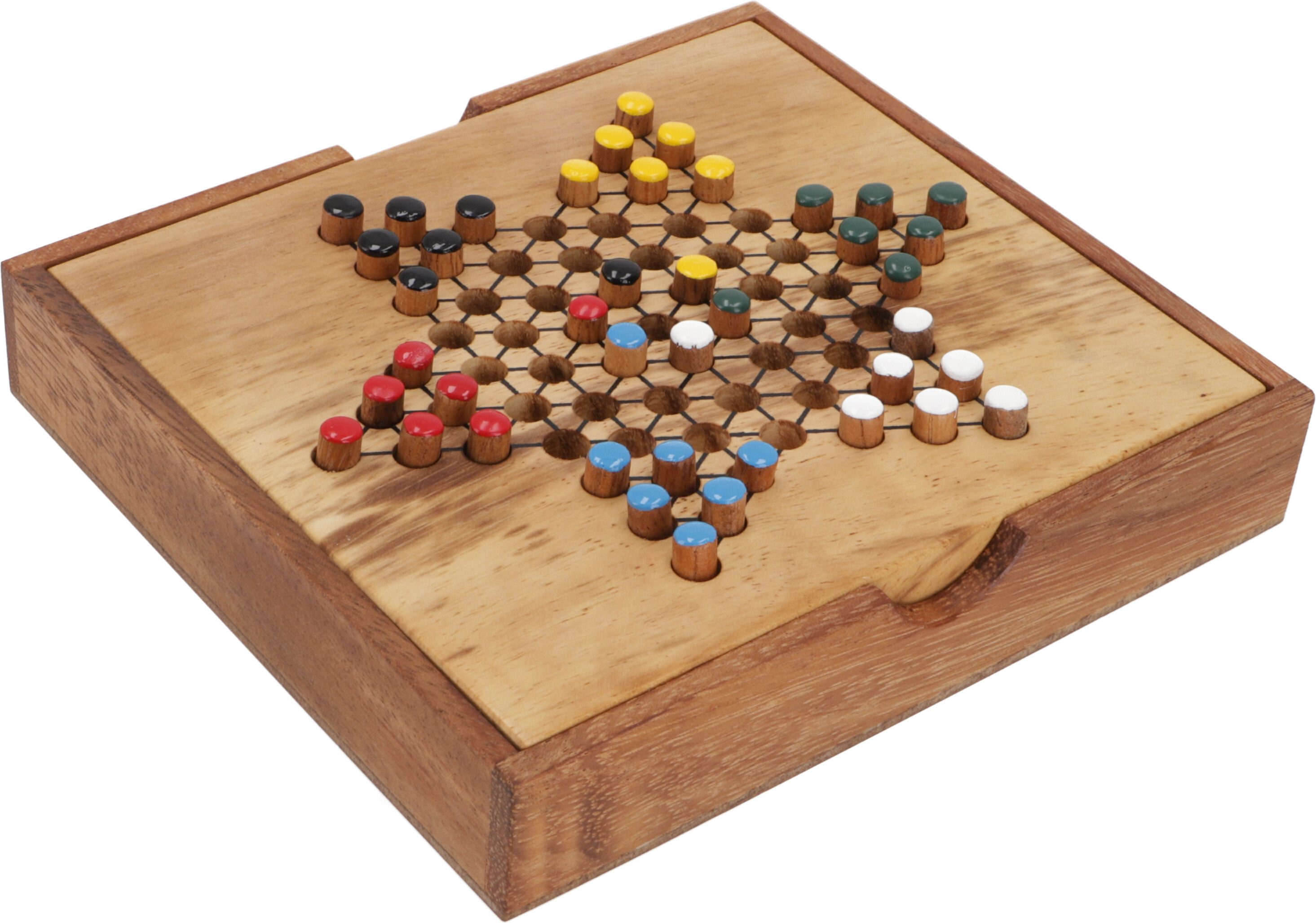 Guru-Shop Spiel Brettspiel, Gesellschaftsspiel aus Holz - Halma 1