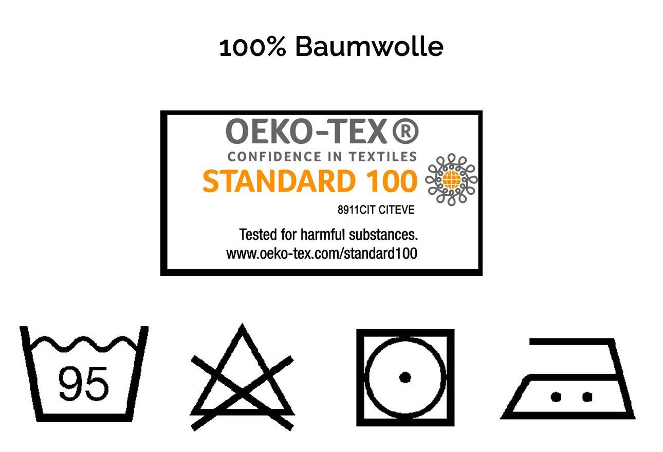 50 Hotelwäschespezialisten, blau 100% (Spar-Set, Hotelwäschespezialisten 100 Baumwolle, 10-tlg), cm, vom Geschirrtuch, vom x ZOLLNER