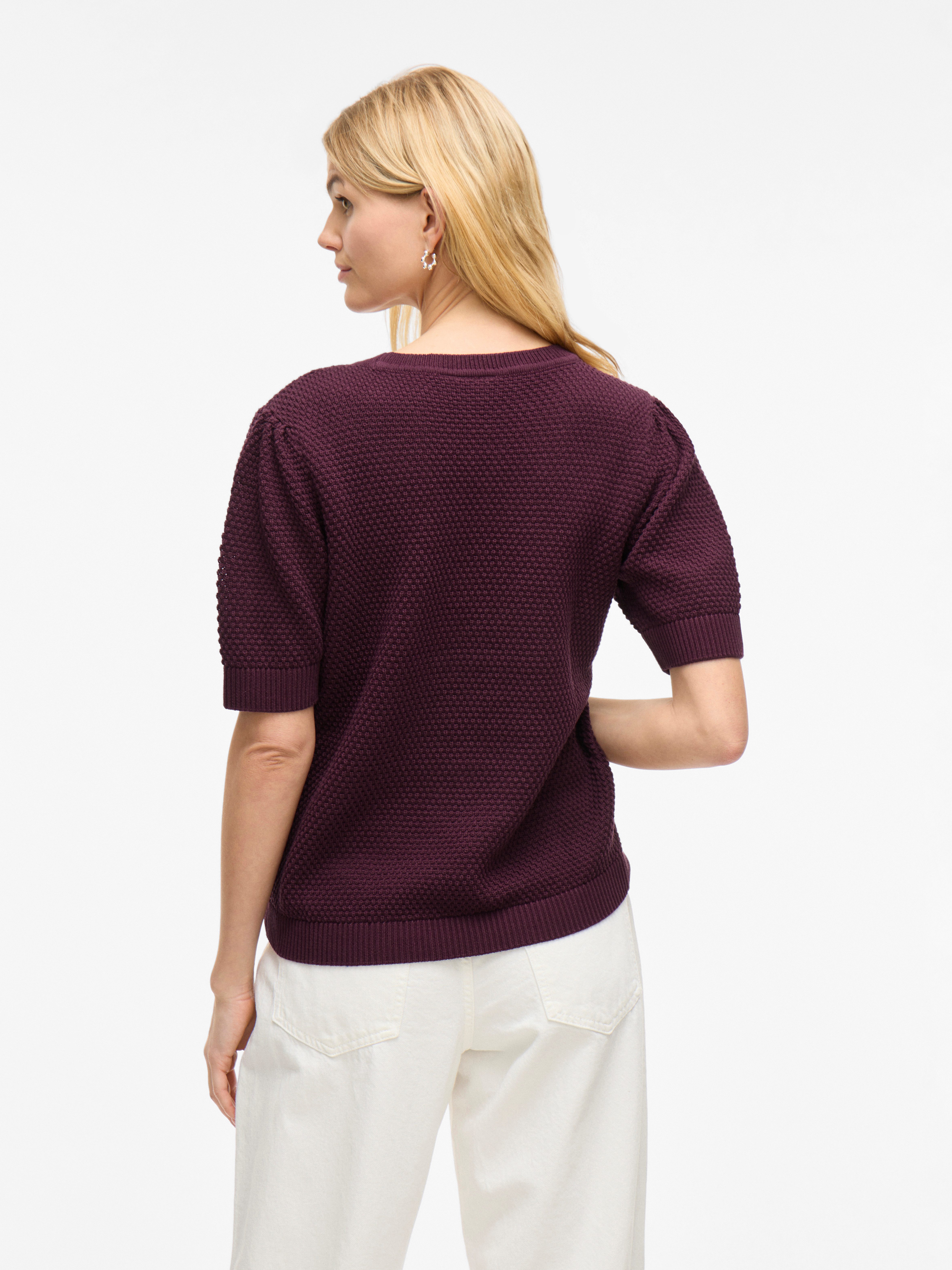 Vila Kurzarmpullover VIDALO O-NECK S/S KNIT günstig online kaufen