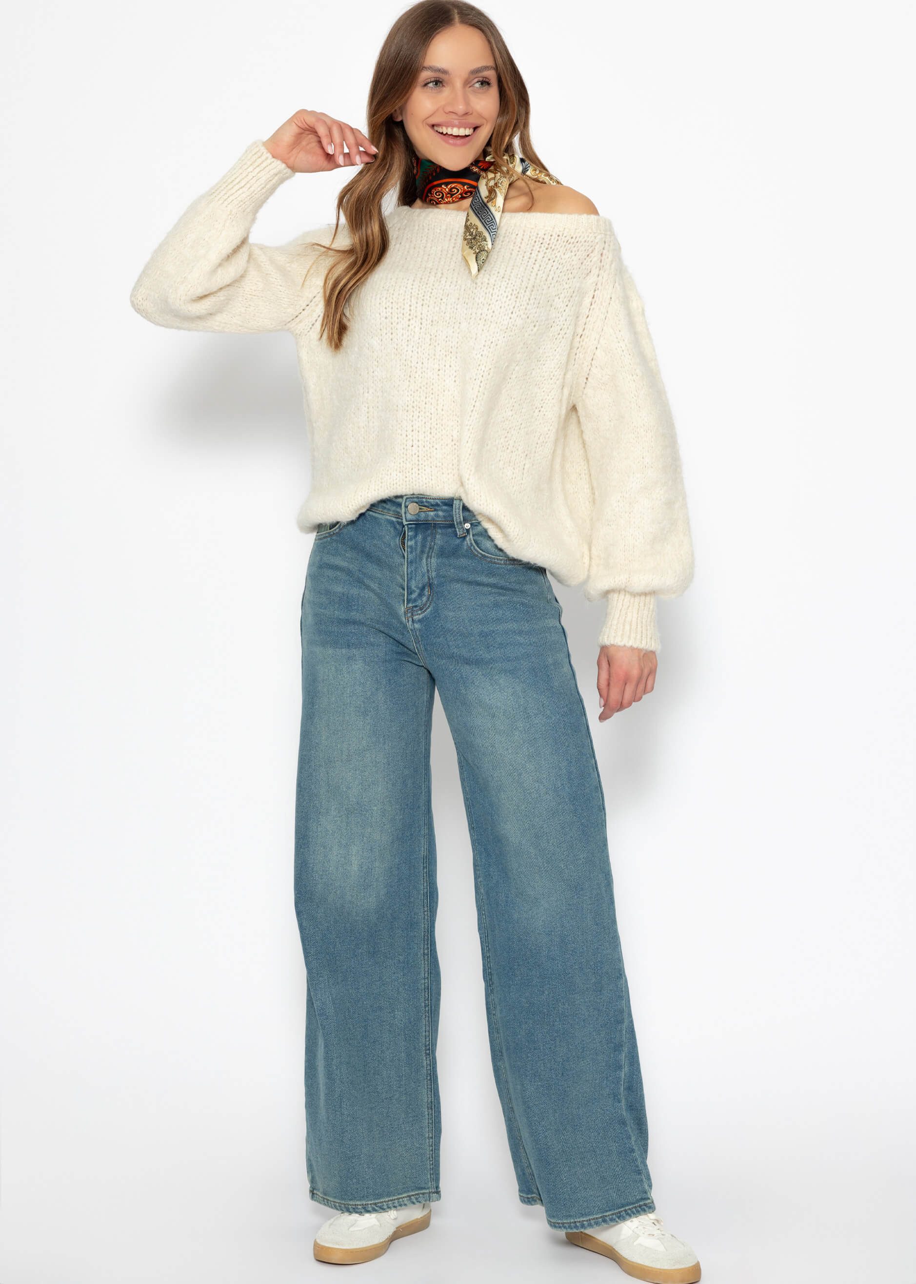 SASSYCLASSY Strickpullover Oversize Pullover Damen mit günstig online kaufen