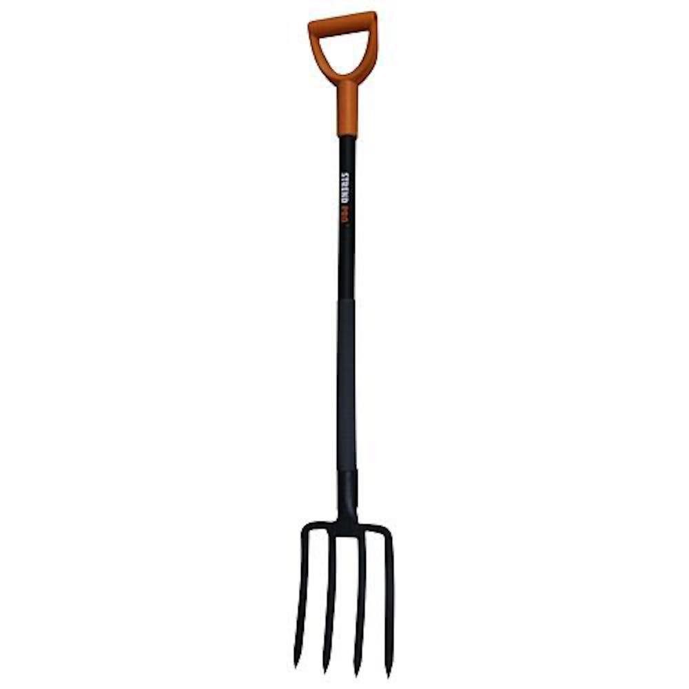 PROREGAL® Spatengabel Dunggabel Mistgabel Mistforke Heugabel Streugabel Ergoline1200, 4-Toot