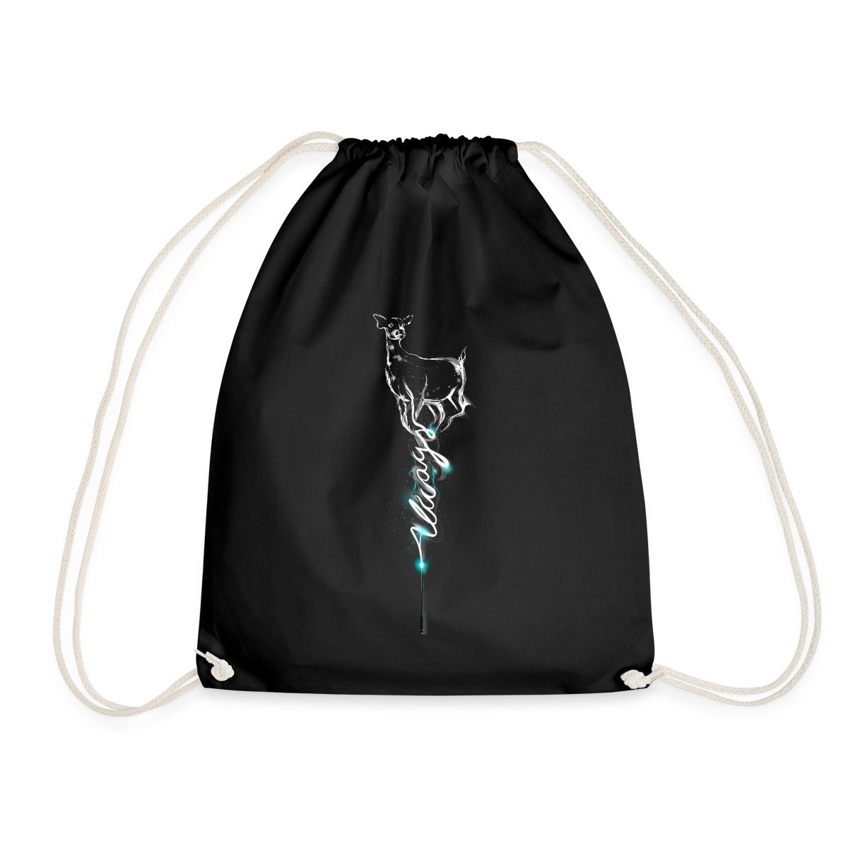 Spreadshirt Turnbeutel Harry Potter Hirschkuh Patronus Turnbeutel (1-tlg)