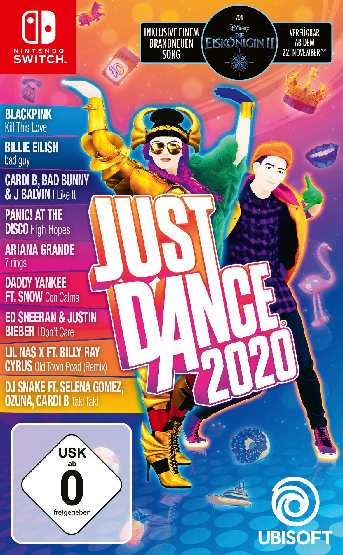 DANCE JUST Switch Nintendo 2020