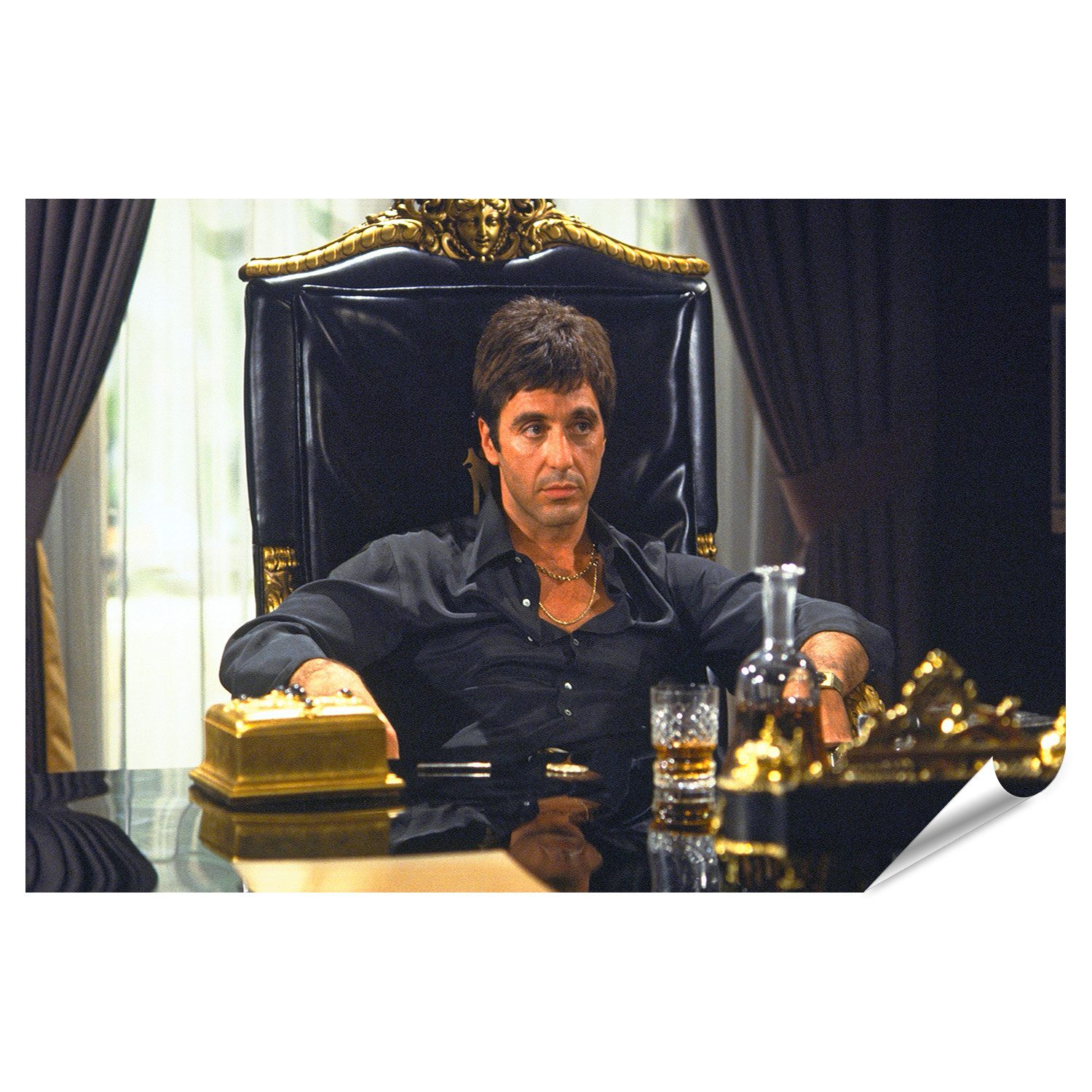 islandburner Poster Al Pacino Scarface Tony Montana Kult Gangster Movie Film Hol Bilder