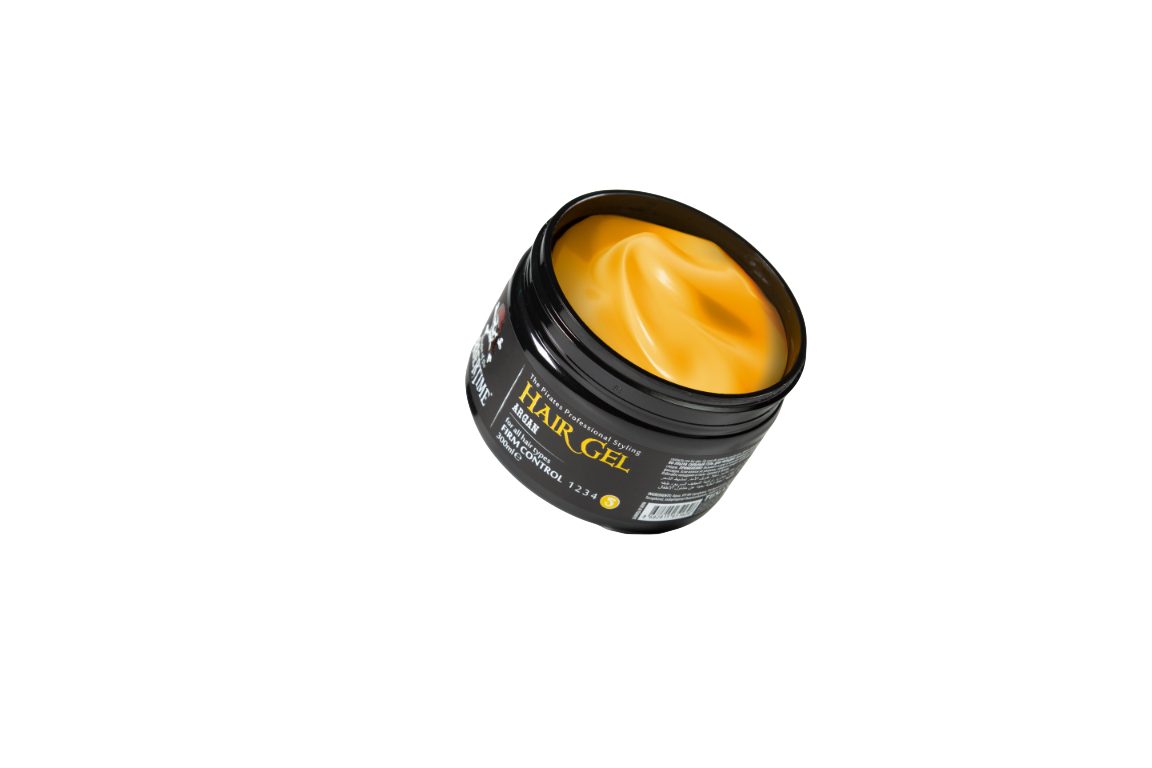 BARBERTIME Haargel Haargel Hair Gel Styling-Gel Glanz & Starken Halt 300ml Argan