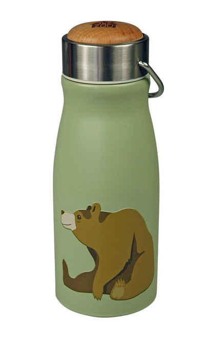 Capventure Trinkflasche The Zoo Edelstahl Kinder Isolierflasche Thermoskanne Thermosflasche