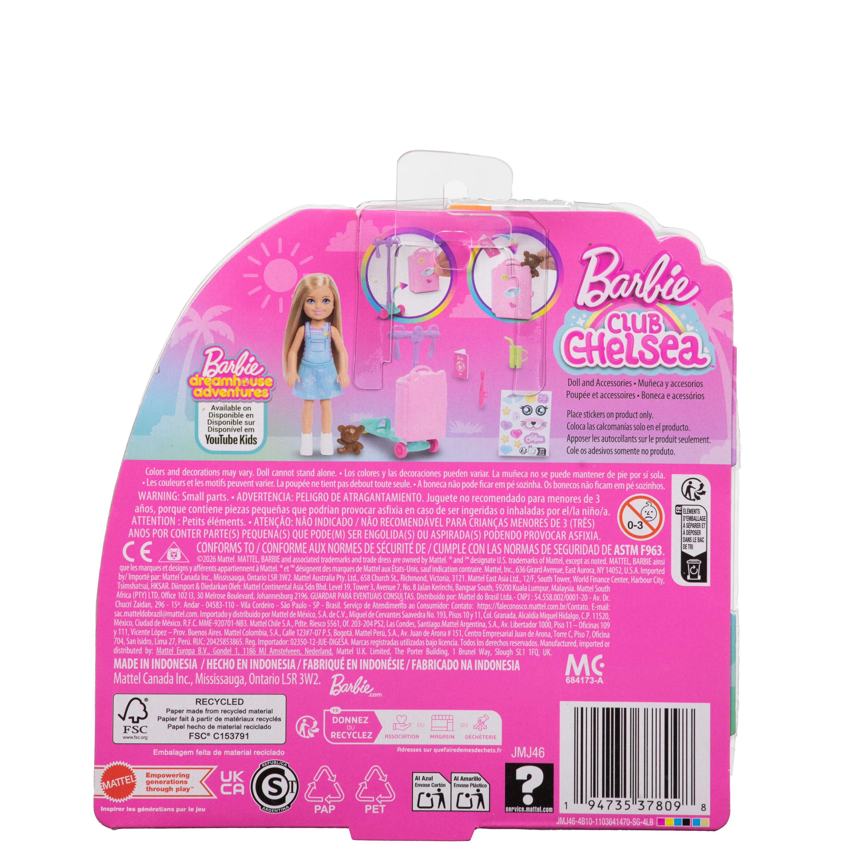 Barbie Anziehpuppe Barbie Reise Abenteuer Chelsea – Bild 5 von 5