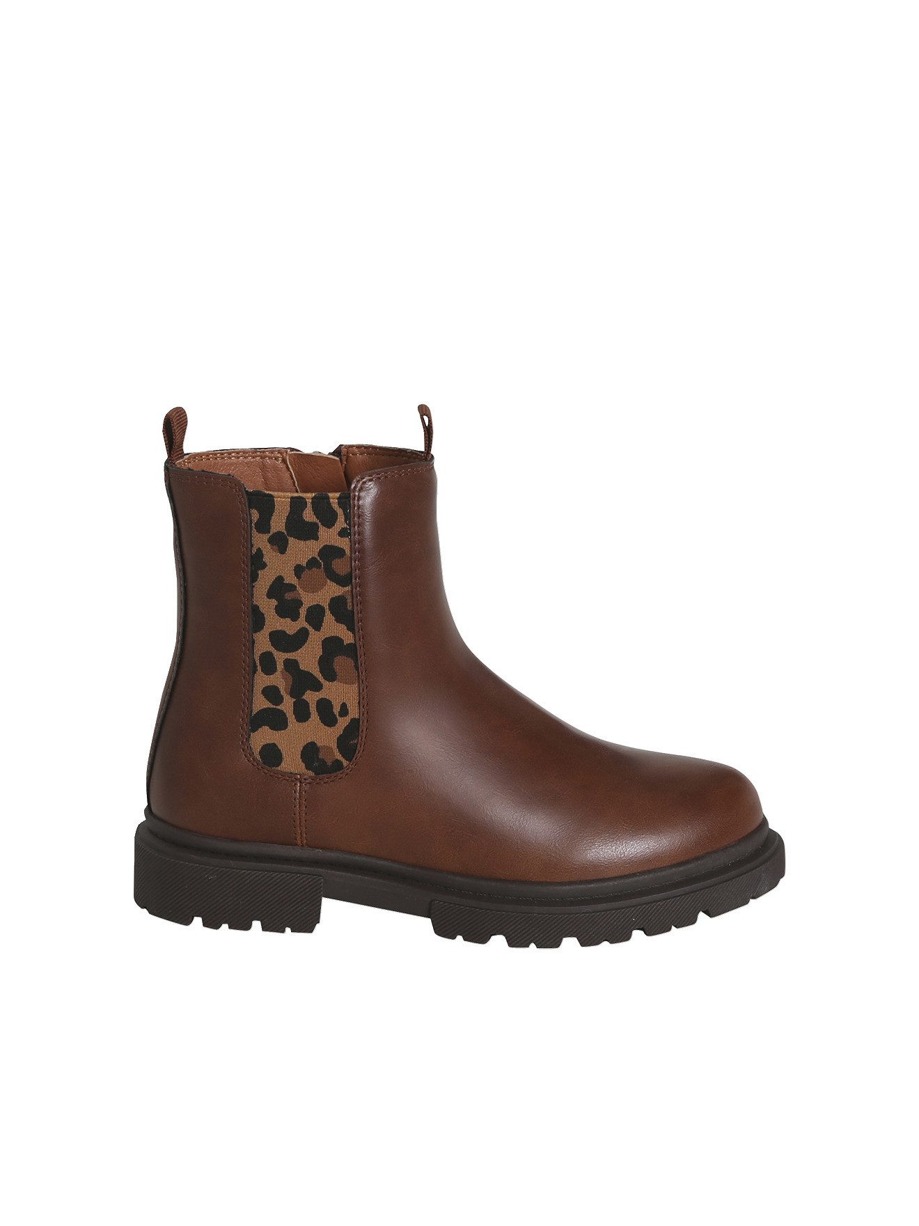 vertbaudet Mädchen Lack-Boots mit Reißverschluss und Gummizug Schnürboots