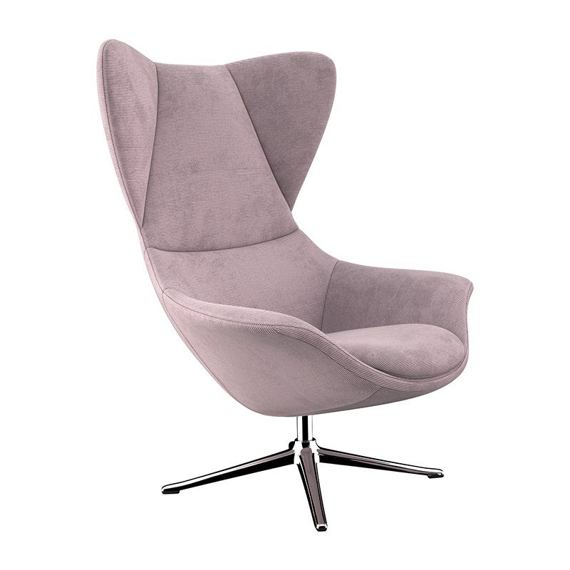 FLEXLUX Ohrensessel Stilo Relaxsessel, TV-Sessel, Solitär, Stil-Ikone, drehbar, Fuß Aluminium