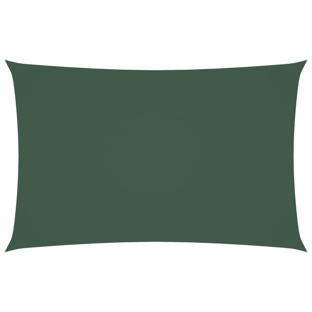 furnicato Sonnensegel 2 x 4,5 m Dunkelgrün aus PU-beschichtetem Oxford-Gewebe, (1-tlg)