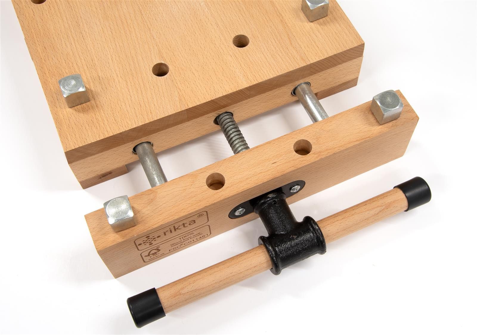 rikta Hobelbank tragbare Werkbank Hobelbank mit Schraubstock 100% FSC® Buch günstig online kaufen
