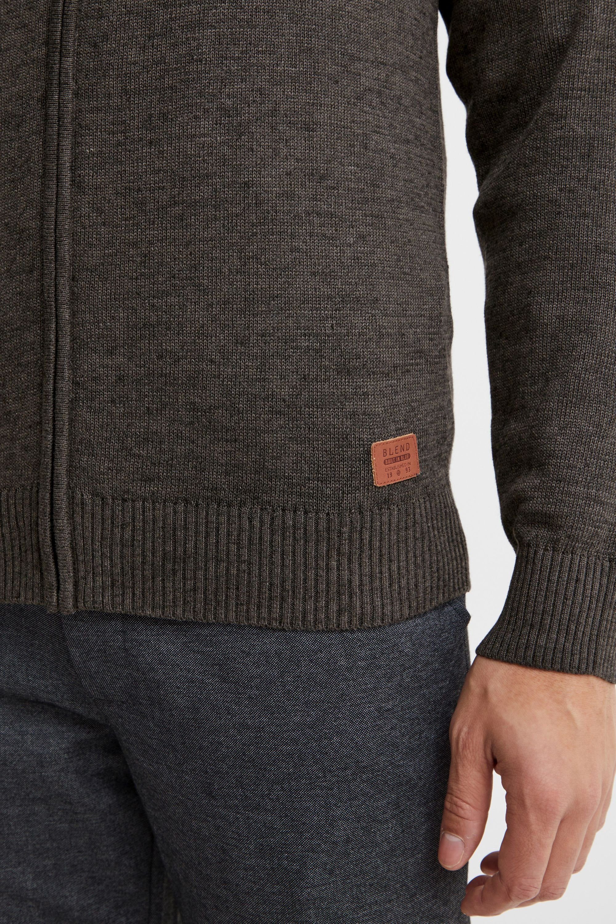 Blend Strickjacke BHDaniri Strickjacke mit hochabschließendem Kragen