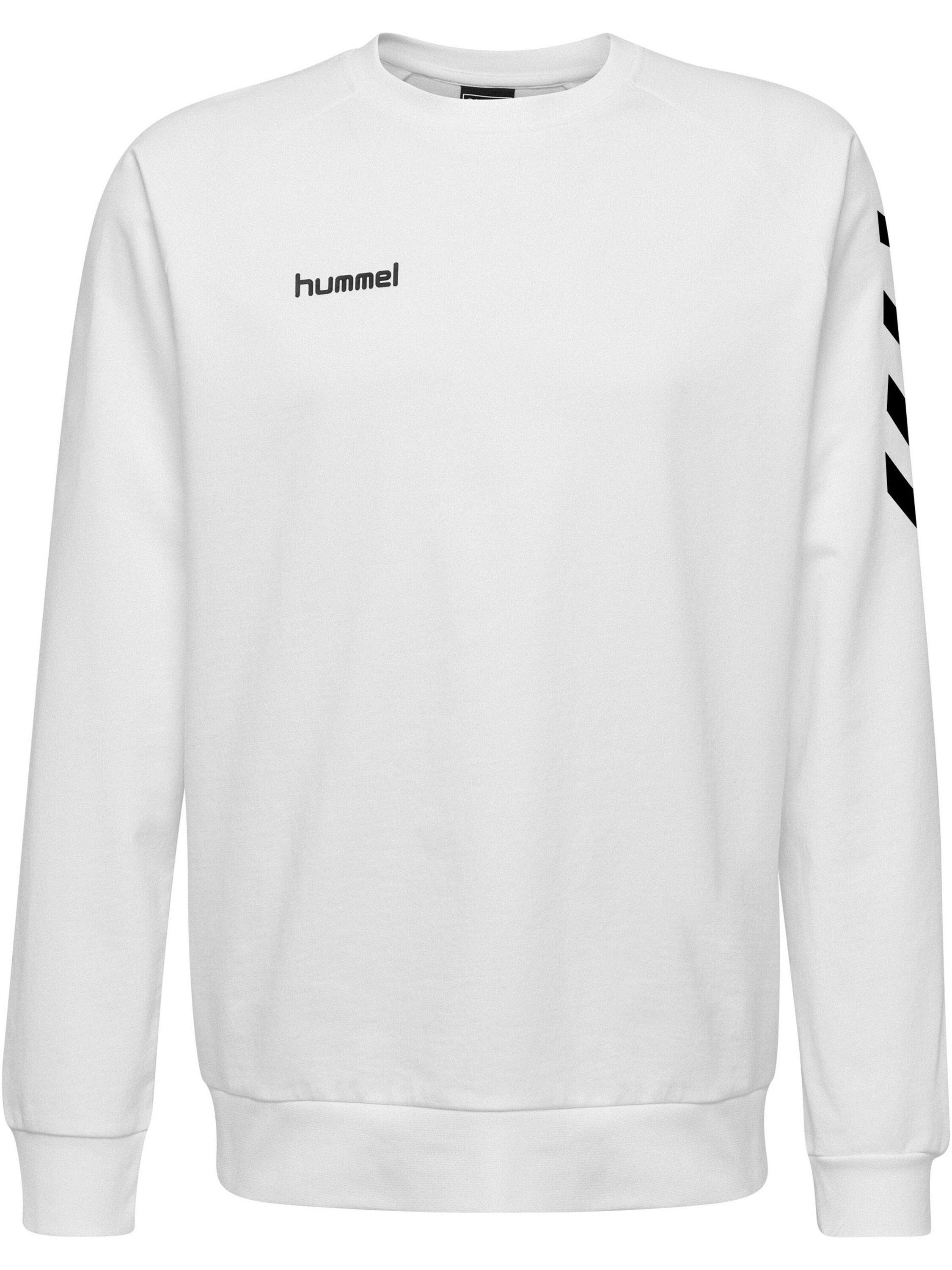 hummel Weiss (1-tlg) Sweatshirt
