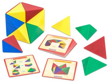 Betzold Lernspielzeug - Magnetwürfel aus 24 farbigen Tetraedern - Geometrie-Bausatz (1-St)