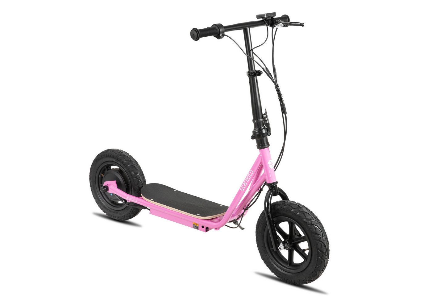 HILAND E-Scooter Faltbarer Kinder‑Elektroroller, 250W‑Motor, 5‑12 Jahre, Daumengashebel, 22 km/h
