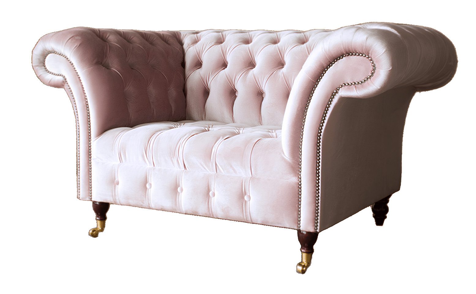 Xlmoebel Кресла Chesterfield Einzelner Sitz Chesterfield Stuhl mit Fernsehcouch-Design aus Textil (Chesterfield Кресла), Hergestellt in Europa