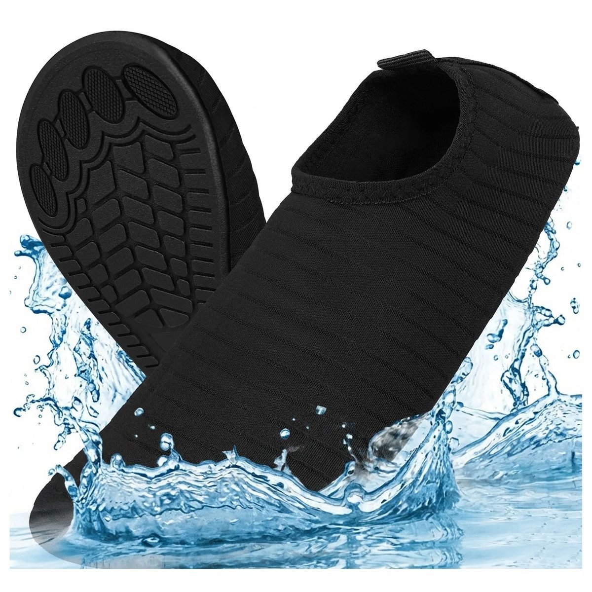 Wisam Wasserschuhe schwarz- Größe 38 Trizand Wasserschuh