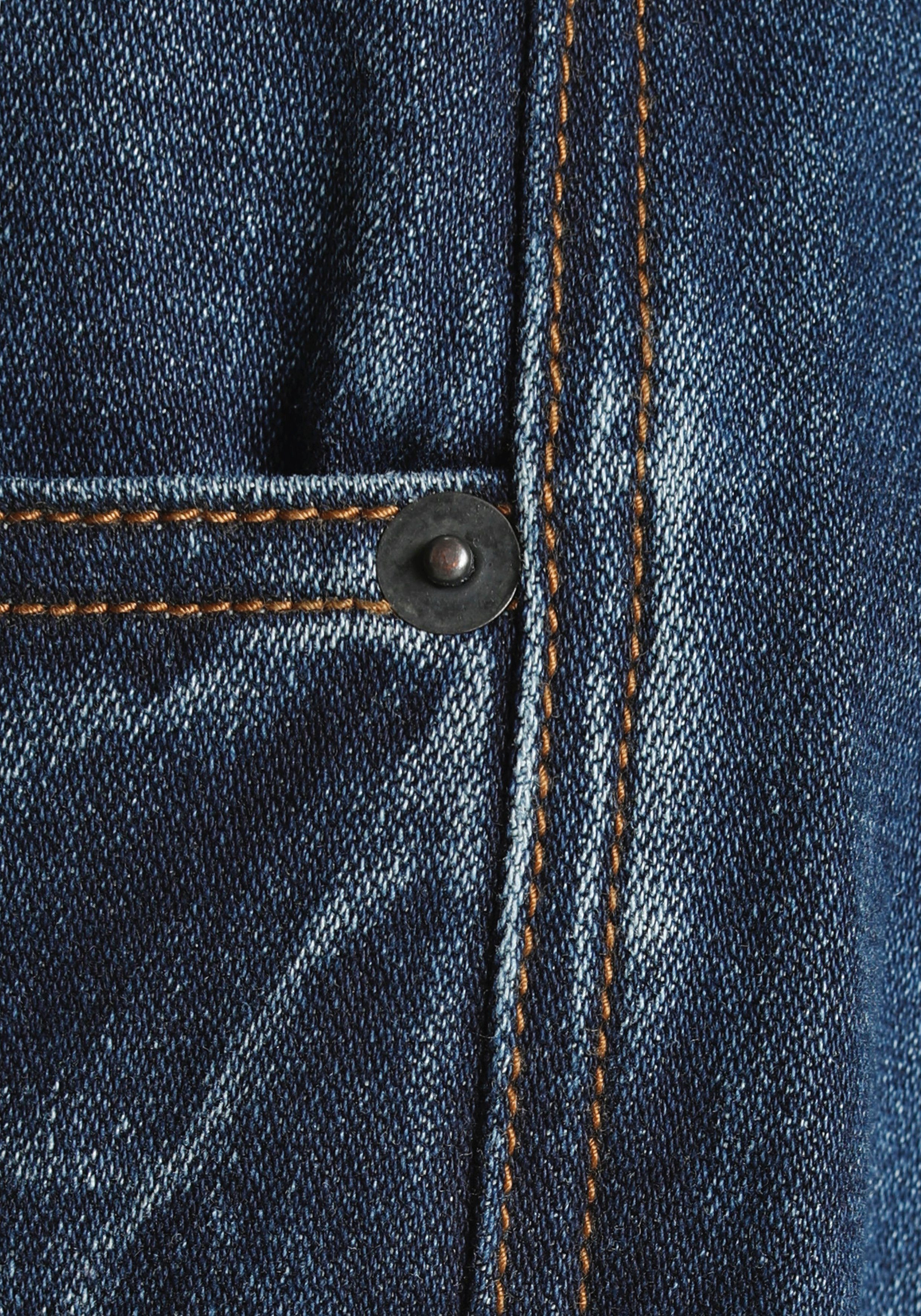 H.I.S Jeansbermudas entspannte Passform, gerader Beinschnitt, modische Washed-Optik