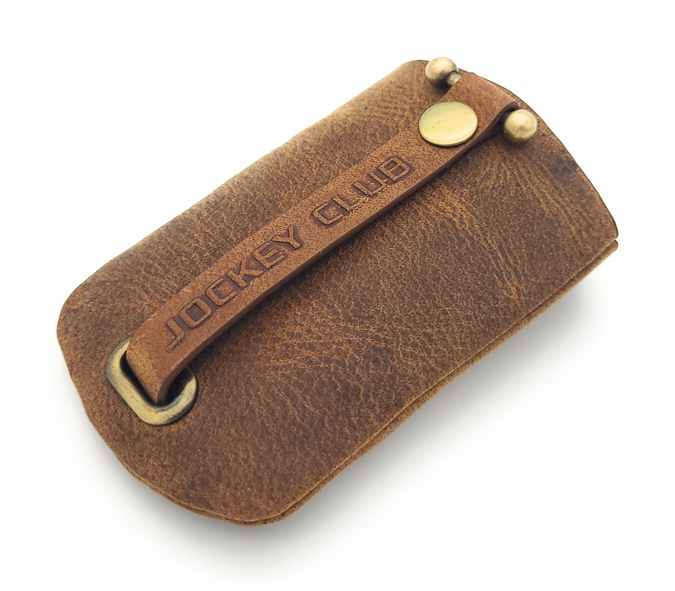 JOCKEY CLUB Schlüsseltasche echt Leder Schlüsselglocke günstig online kaufen