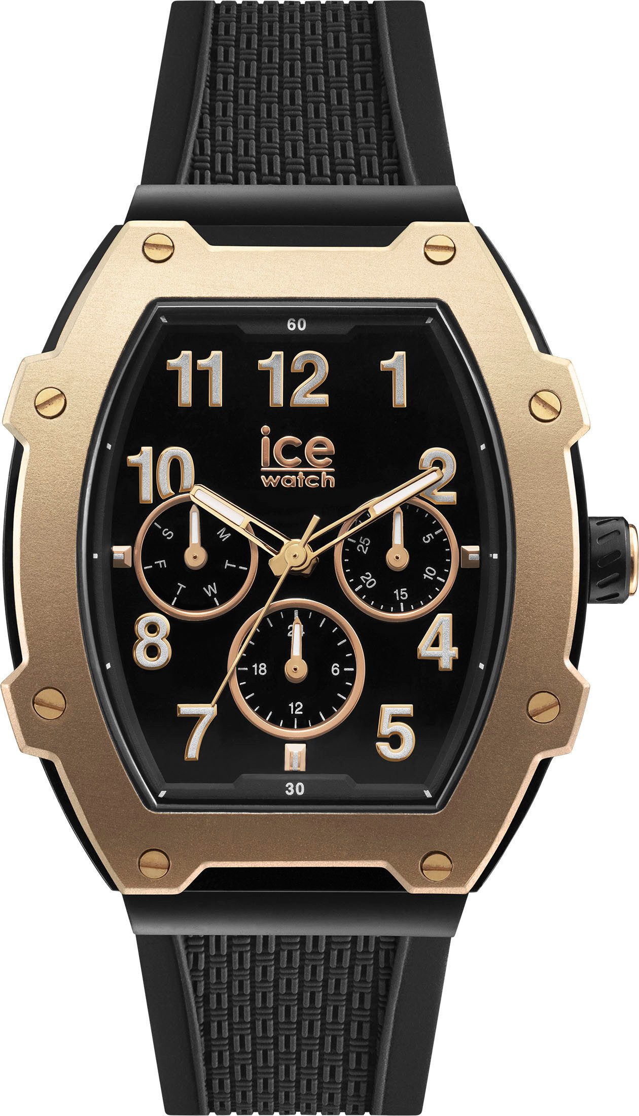 ice-watch Multifunktionsuhr ICE boliday - Men - Plastic - Medium - MT 023315, Armbanduhr, Quarzuhr, Herrenuhr, Silikonarmband, Datum