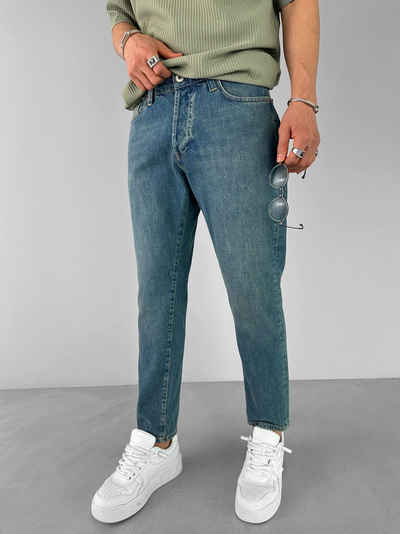 Abluka Bequeme Jeans BOYFRIEND BASIC JEANS BLUE