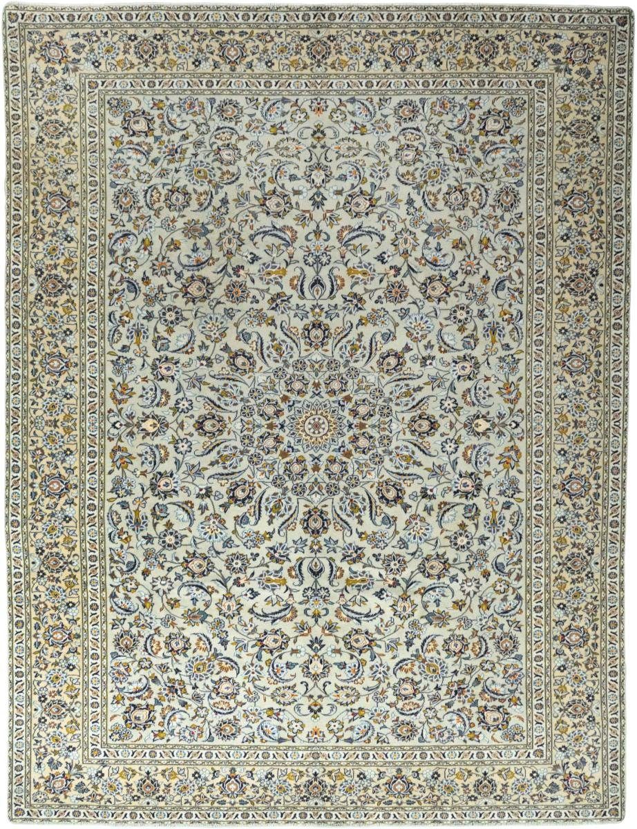 Orientteppich Keshan 294x384 Handgeknüpfter Orientteppich / Perserteppich, Nain Trading, rechteckig, Höhe: 12 mm