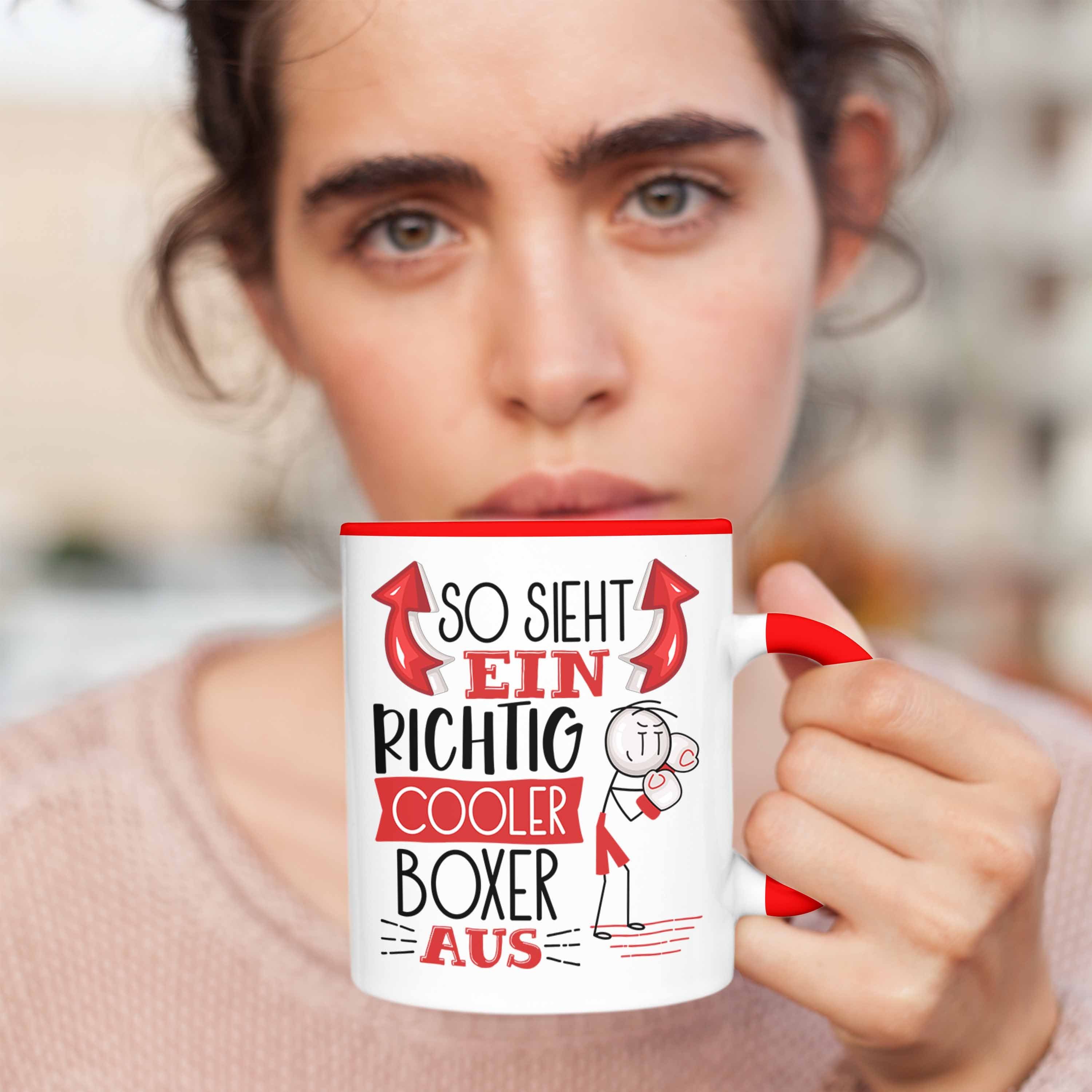 Trendation Tasse Boxer Tasse Geschenk Cooler Geschenkid Rot Aus Richtig Sieht So Boxer Ein