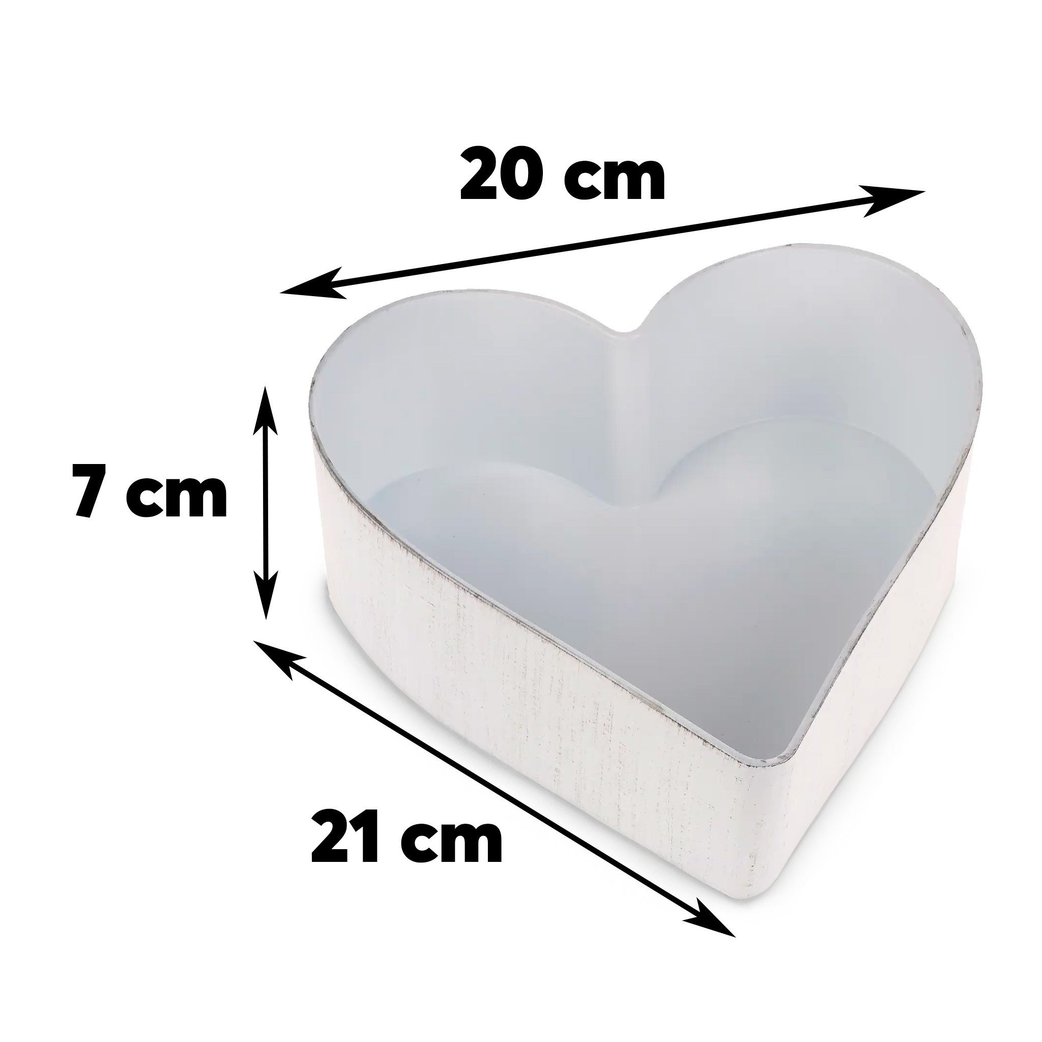 matches21 HOME & HOBBY Blumentopf Herz günstig online kaufen