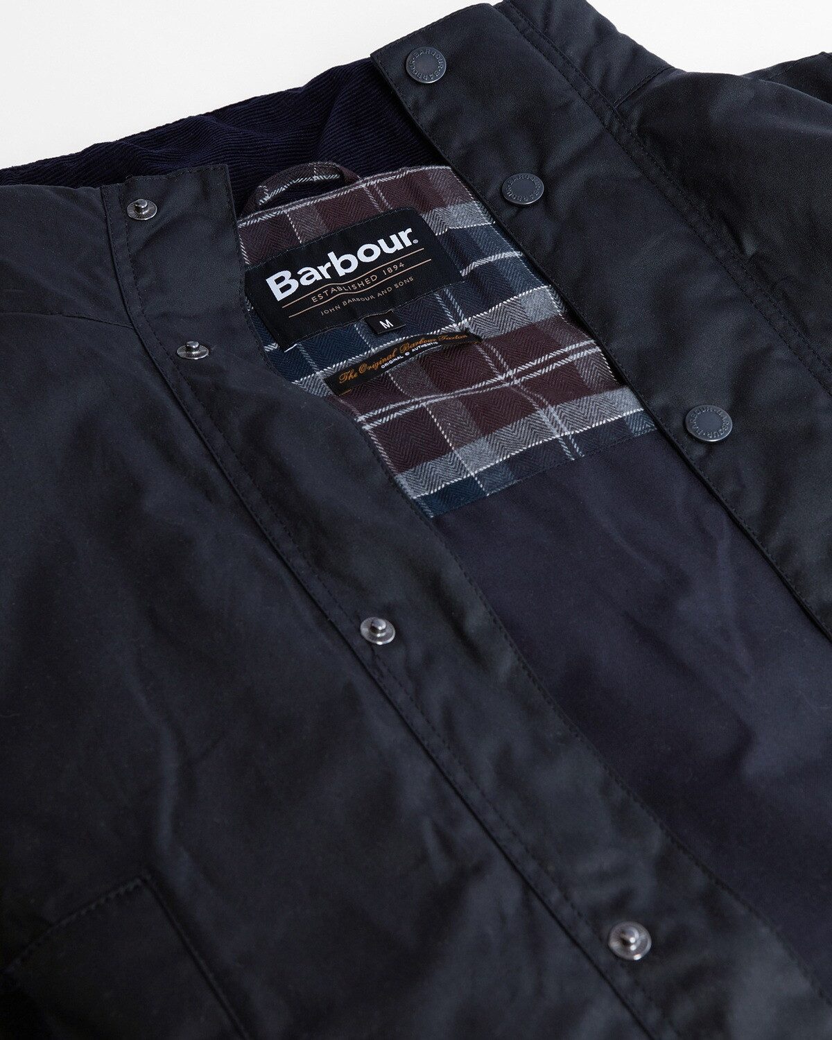 Barbour Parka Wachsparka Modern Border