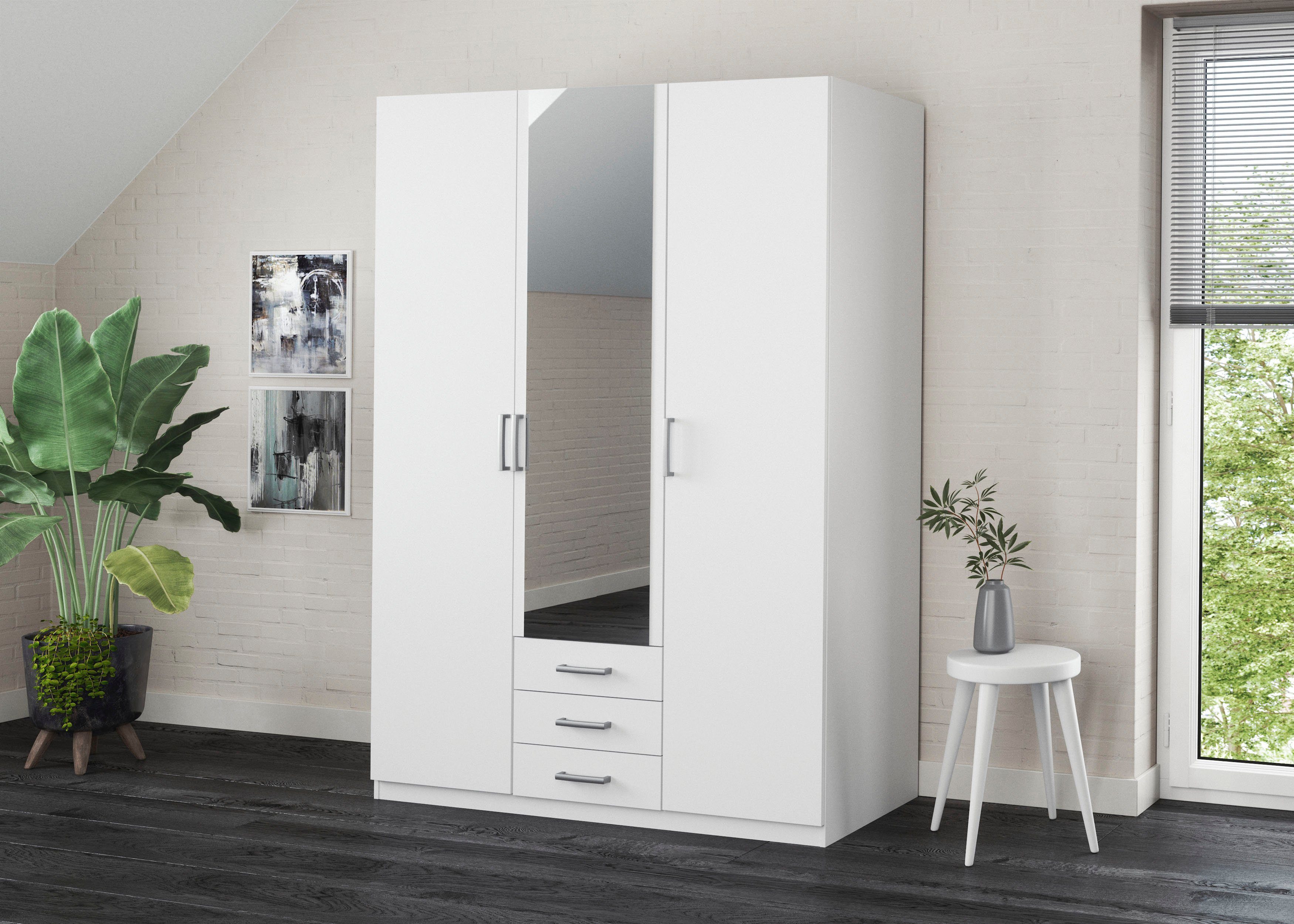 priess Kleiderschrank "Amsterdam", mit oder ohne LED-Beleuchtung günstig online kaufen