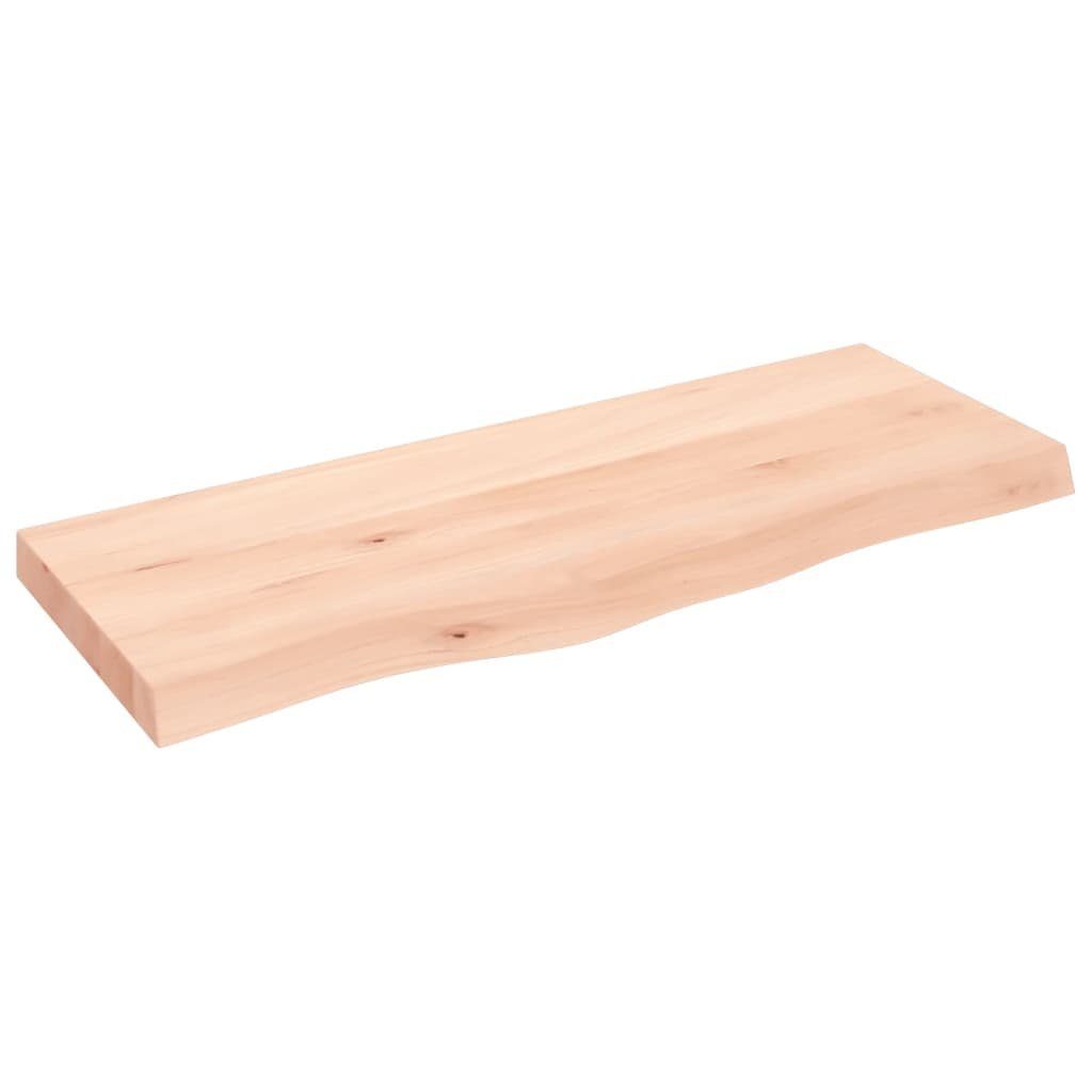 100x40x(2-6) cm Massivholz furnicato Eiche Tischplatte Unbehandelt