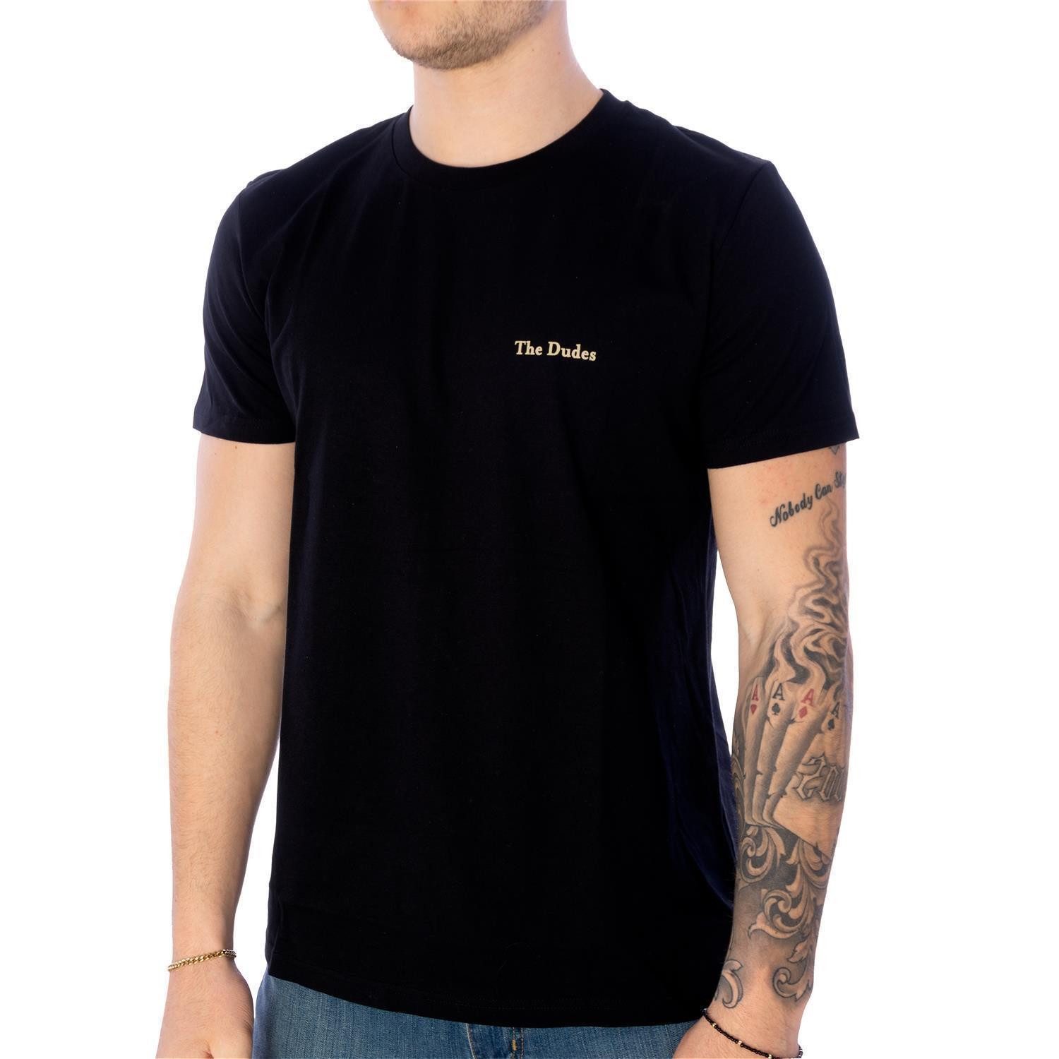 The Dudes T-Shirt T-Shirt The Dudes Dead Hand (1-tlg) Großer "The Dudes" Logo-Print auf der Rückseite
