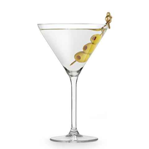 van Well Cocktailglas Martini, Glas, 260 ml, im Geschenkkarton, 4-teilig