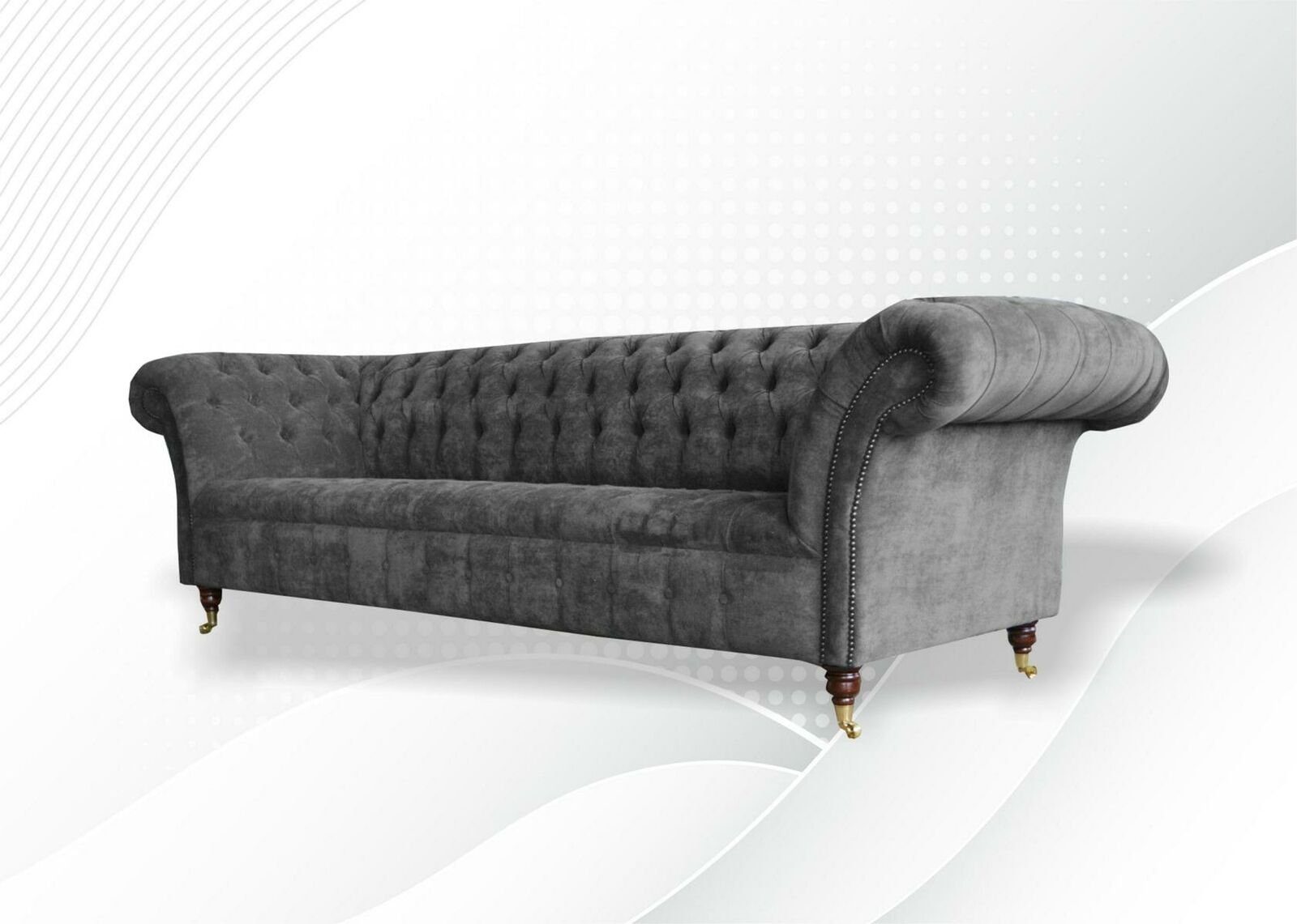 JVmoebel Sofa, Dreisitzer Design Sofa 3 Sitzer Couch Polster Sofas Luxus Möbel