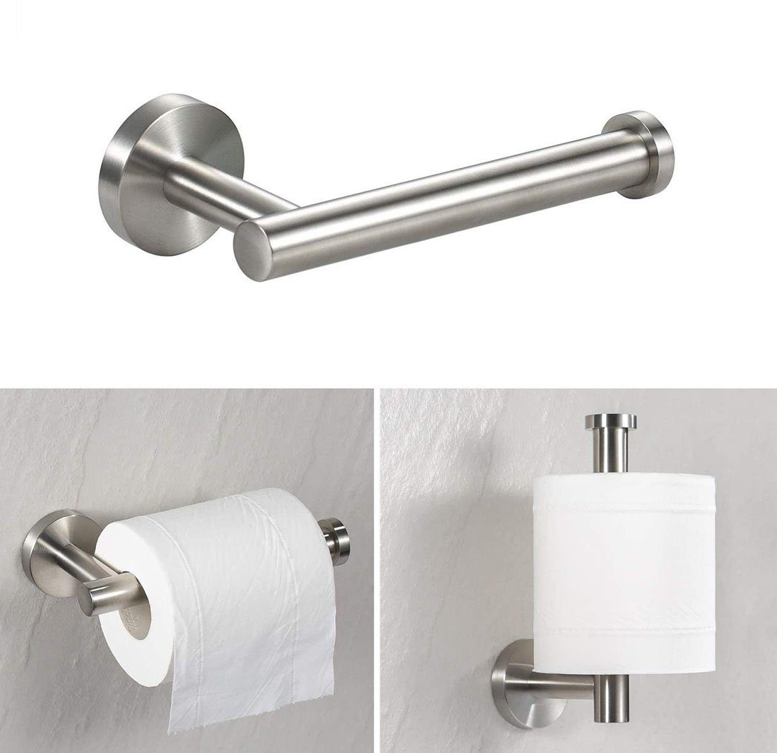 CTGtree Toilettenpapierhalter 5-teiliges Badezimmerzubehör-Set SUS (5-St) Stahl 304 aus rostfreiem