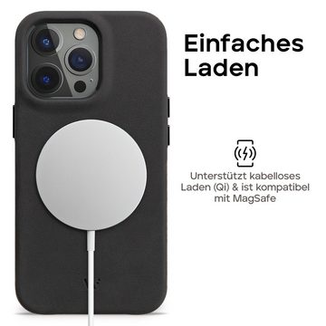 wiiuka Smartphone-Hülle skiin MORE Handyhülle für iPhone 13 Pro, Handgefertigt - Deutsches Leder, Premium Case