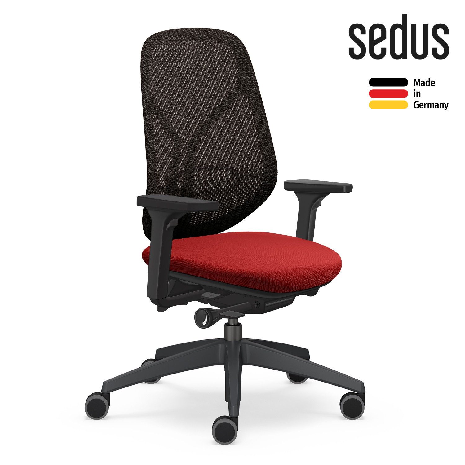 sedus Bürostuhl se:kit pro (Made in Germany, 5 Jahre Garantie), ergonomischer Bürostuhl mit Synchronmechanik