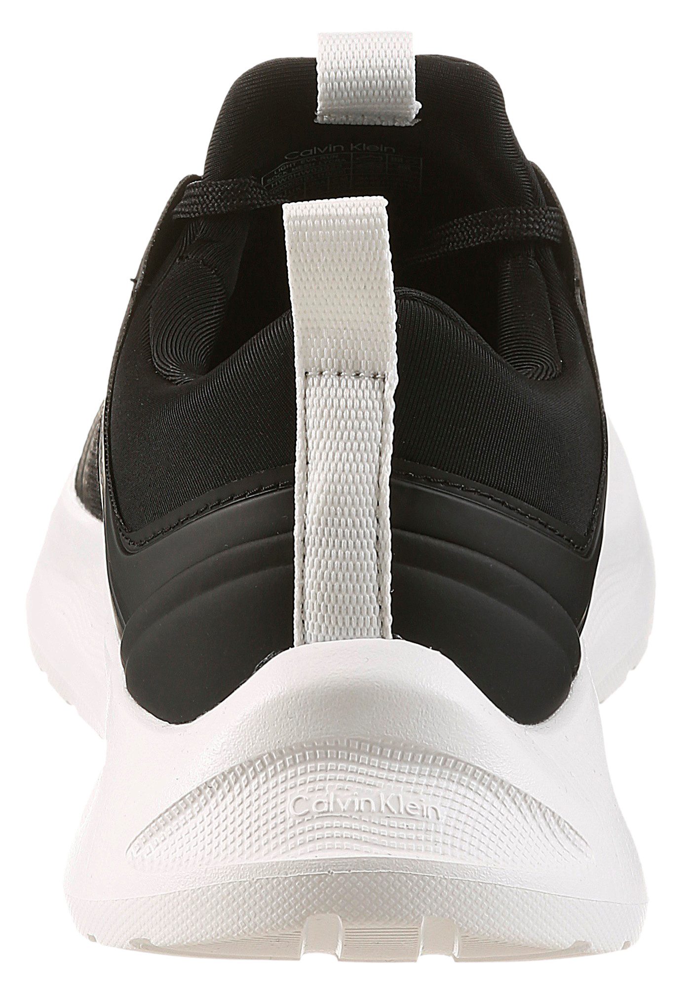 Calvin Klein LIGHT RUNNER SOCK MESH LYCRA Slip-On Sneaker Slipper, Halbschuh, Freizeitsneaker mit Mesh-Einsatz