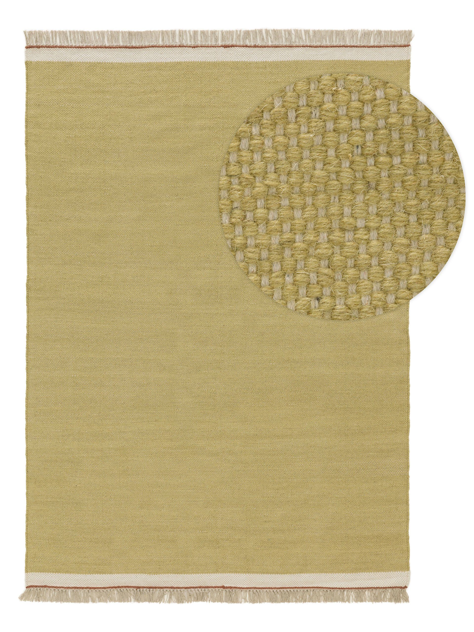 benuta Wollteppich Karla, rechteckig, Höhe: 5 mm, Wolle, Teppich Wohnzimmer günstig online kaufen