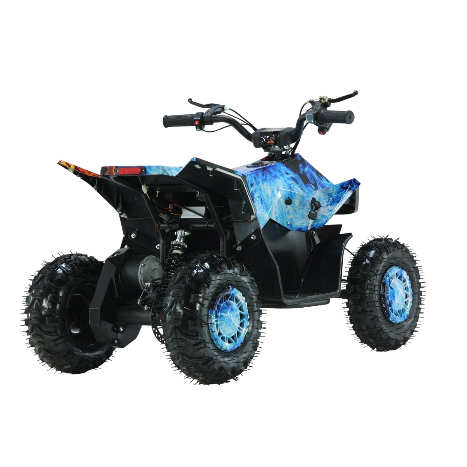 KXD E-Quad Electric Cyber ​​Quad Miniquad 500W 36V Pocketquad Children's Quad ATV M2 Blue