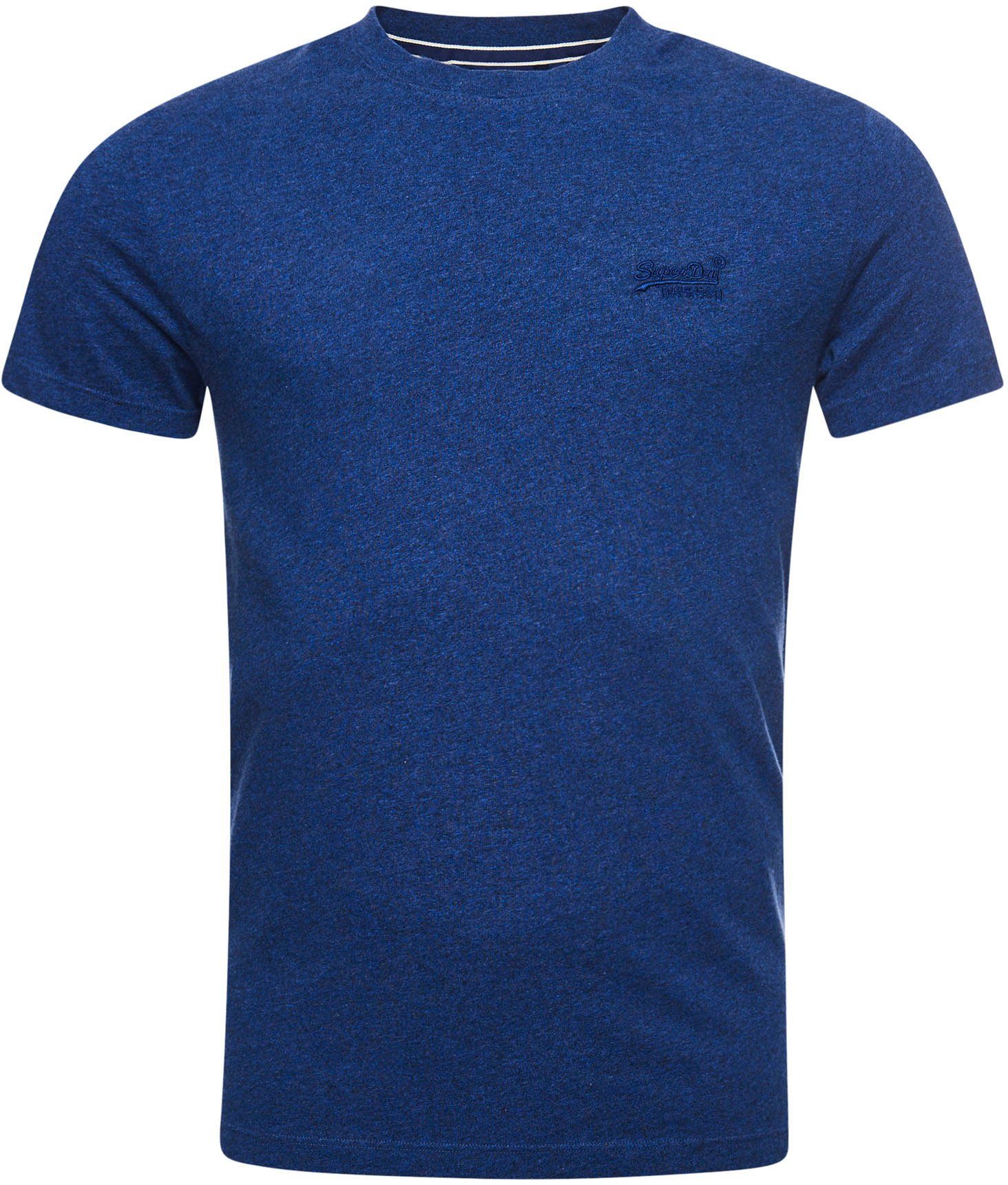 blue Vintage Rundhalsshirt Te Emb Logo Superdry bright