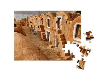 puzzleYOU Puzzle Ksar Ouled Debbab, Tataouine, Tunesien, 48 Puzzleteile, puzzleYOU-Kollektionen Afrika