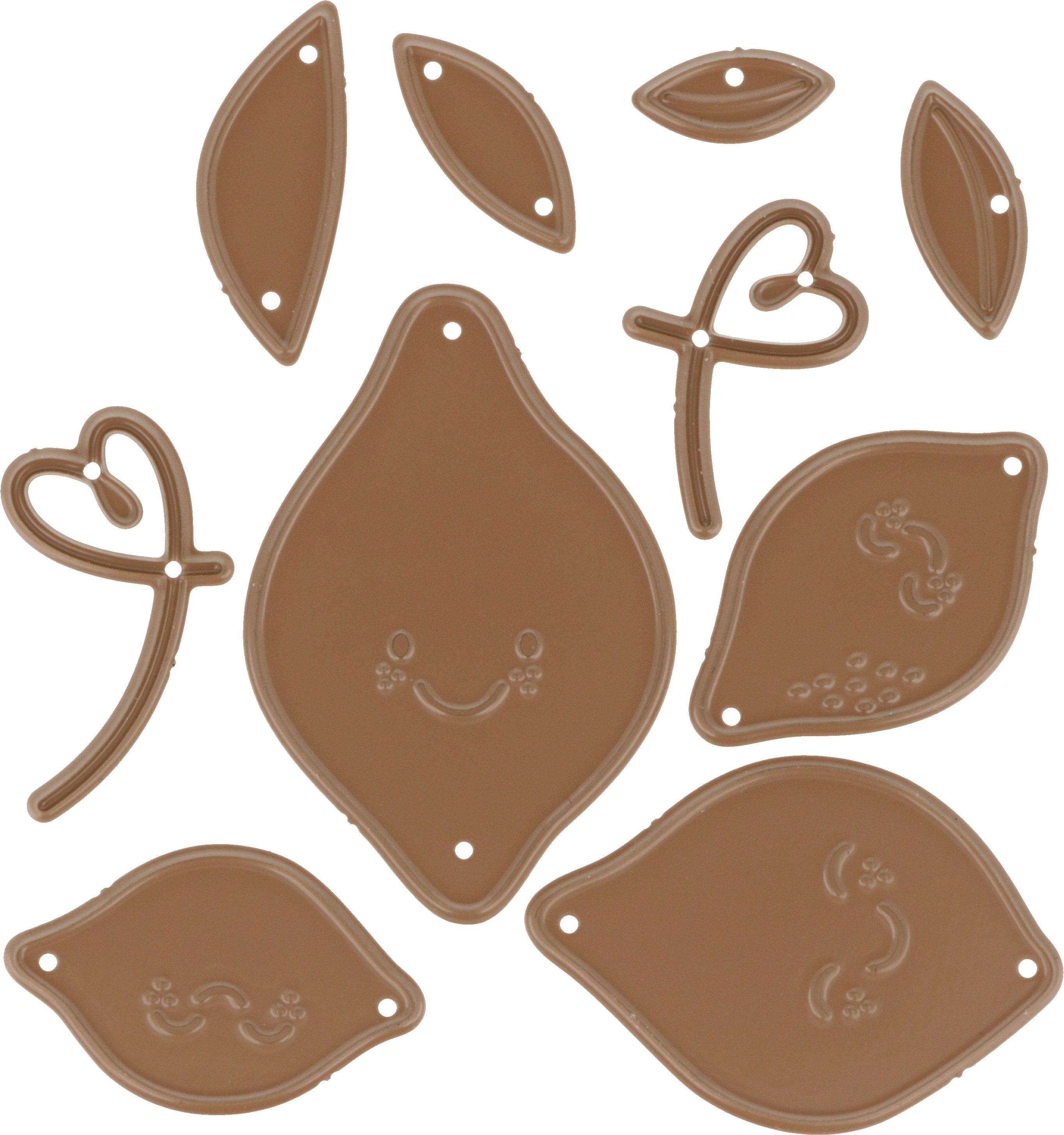 Artemio Motivschablone 'Vitamine', 10 Teile