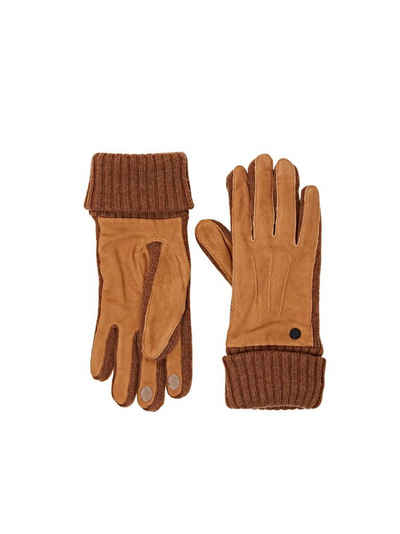 Esprit Lederhandschuhe »Handschuhe aus Leder und Wollmix«