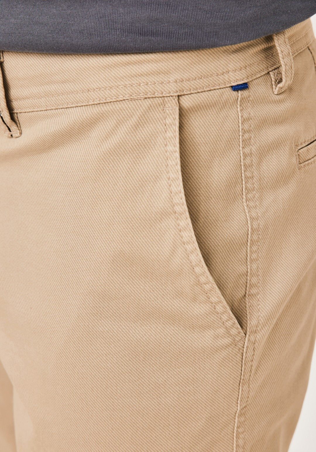 Redpoint Chinoshorts Surrey Chino Stretch-Bermudas mit Printmuster