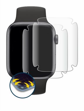 BROTECT Full-Screen Schutzfolie für Apple Watch SE (44 mm), Displayschutzfolie, 2 Stück, 3D Curved klar