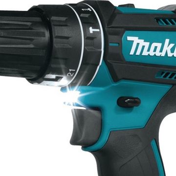 Makita Akku-Schlagbohrschrauber Schlagbohrschrauber 18V / 3,0 Ah, 2 Akkus plus Ladegerät im Alukoffer, 220-240 V, max. 1900,00 U/min, (Bohrmaschinen, Schrauber Maschine, Bits, 2-tlg., Elektrisch 18V, Set, Bitset, Schnelladegerät, Auto, Angebot), Bohrmaschine mit Akku, Schlagschrauber, Akkuschrauber, Bohrschrauber